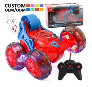 Spider-Man R/C Stunt Car/360° Tumbling Flips/Led/Music