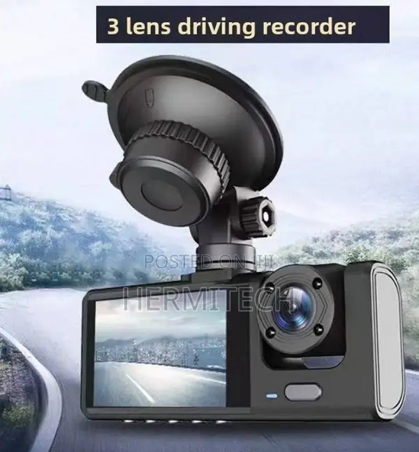 3 in 1 Car DVR With High Quality Front Rear Surveillance