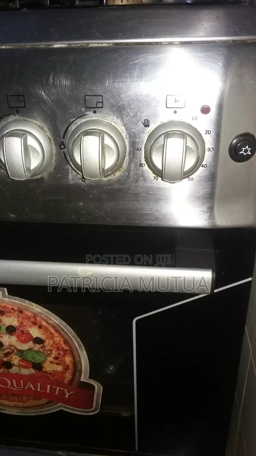 Hotpoint Cooker 3gas + 1electric 60by60cm