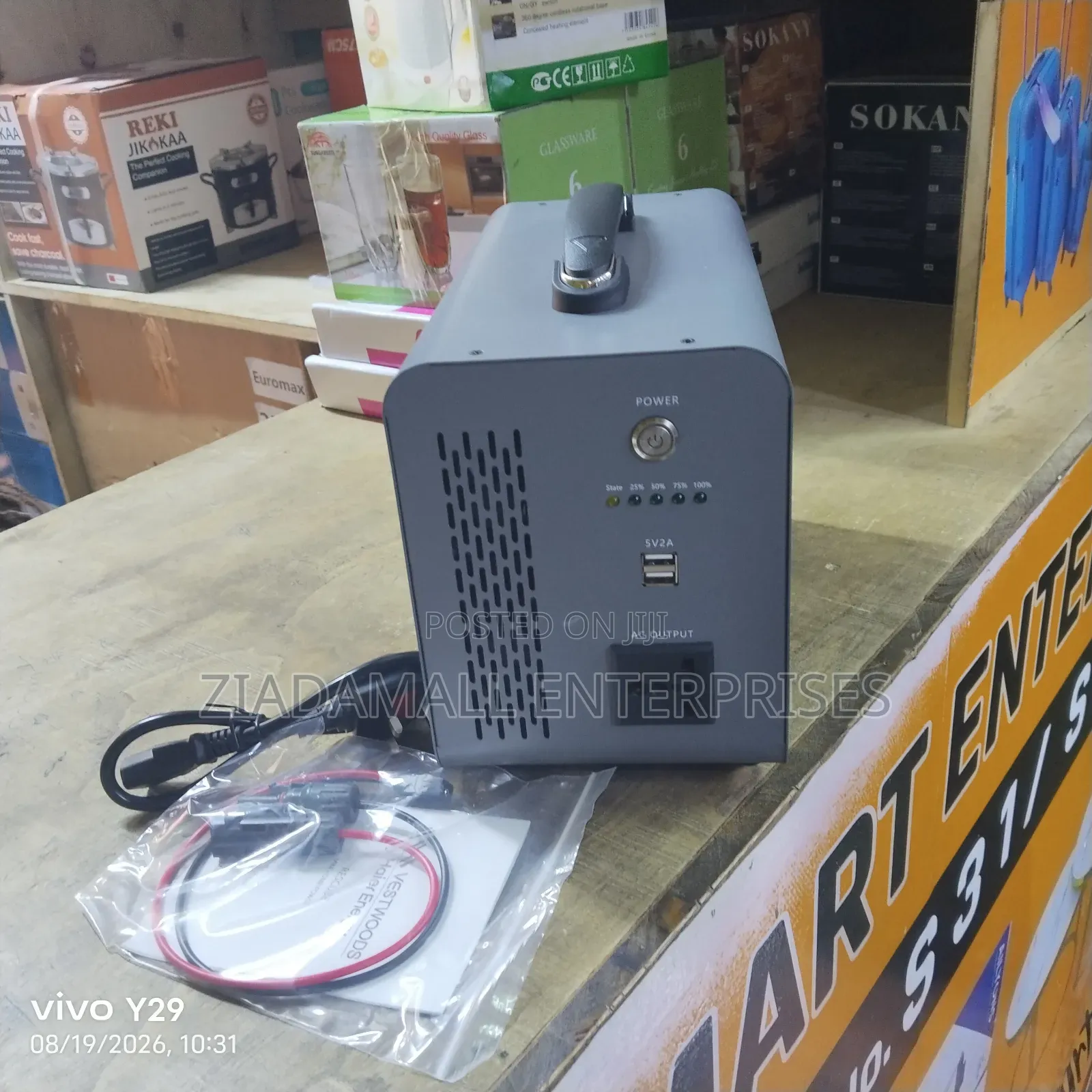 Portable 1kwh Lithium Vestwood by Haier. Rechargeable. Pay on Delivery