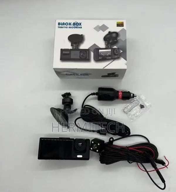 3 in 1 Traffic Camera With Front Rear Video and Wide Viewing
