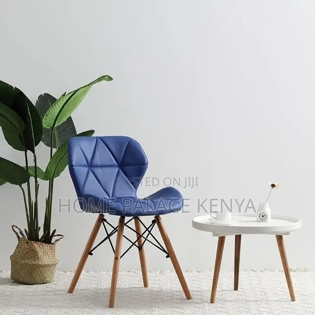 Dining Chair; Elegant Eames Style Faceless Dining Chair for Home