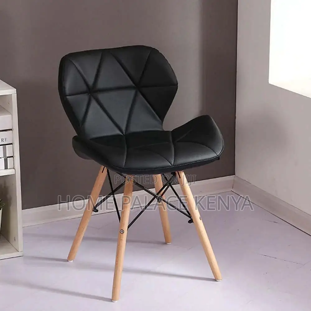 Dining Chair; Elegant Eames Style Faceless Dining Chair for Home
