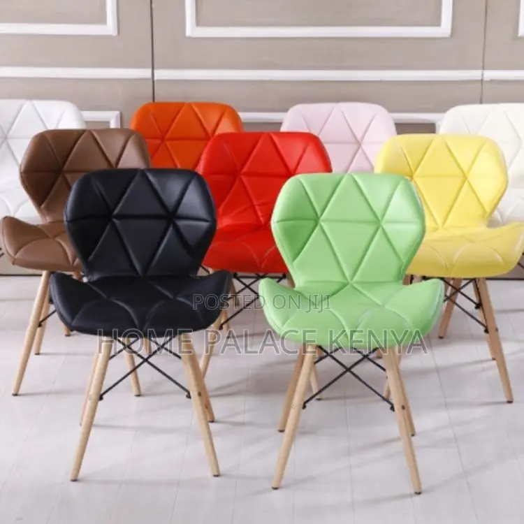 Dining Chair; Elegant Eames Style Faceless Dining Chair for Home
