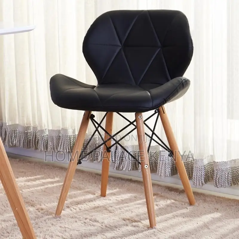 Dining Chair; Elegant Eames Style Faceless Dining Chair for Home