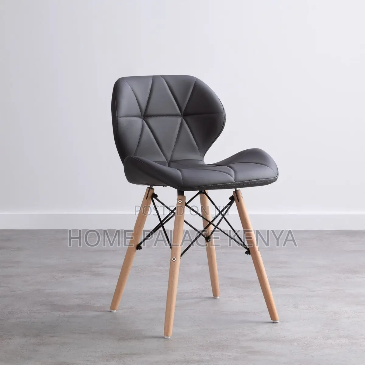 Dining Chair; Elegant Eames Style Faceless Dining Chair for Home