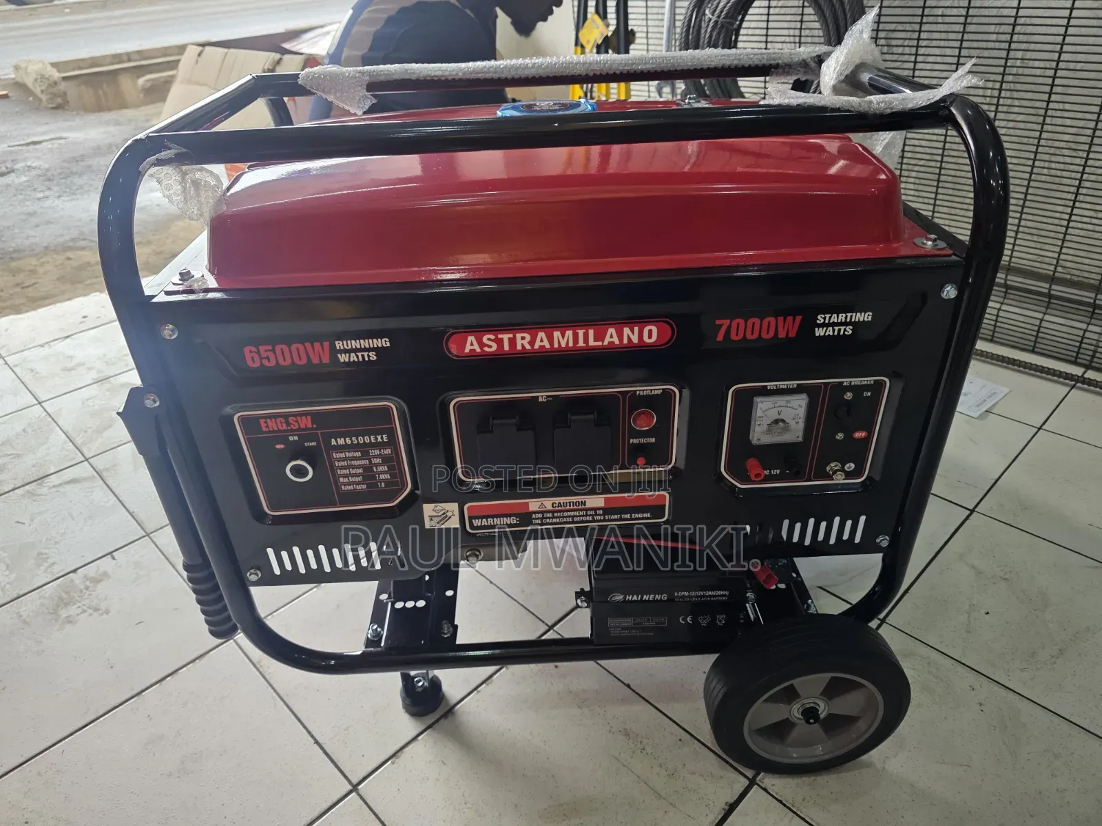 6.5KVA / 7.0KVA Astramilano Generator – Heavy Duty