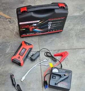 Car Jump Starter With Air Compressor Portable Battery Power Bank