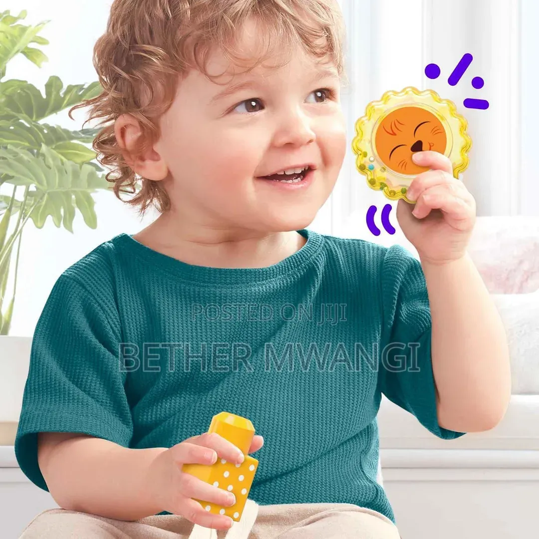 Mega Bloks Rock N Rattle Safari Sensory Building Toys