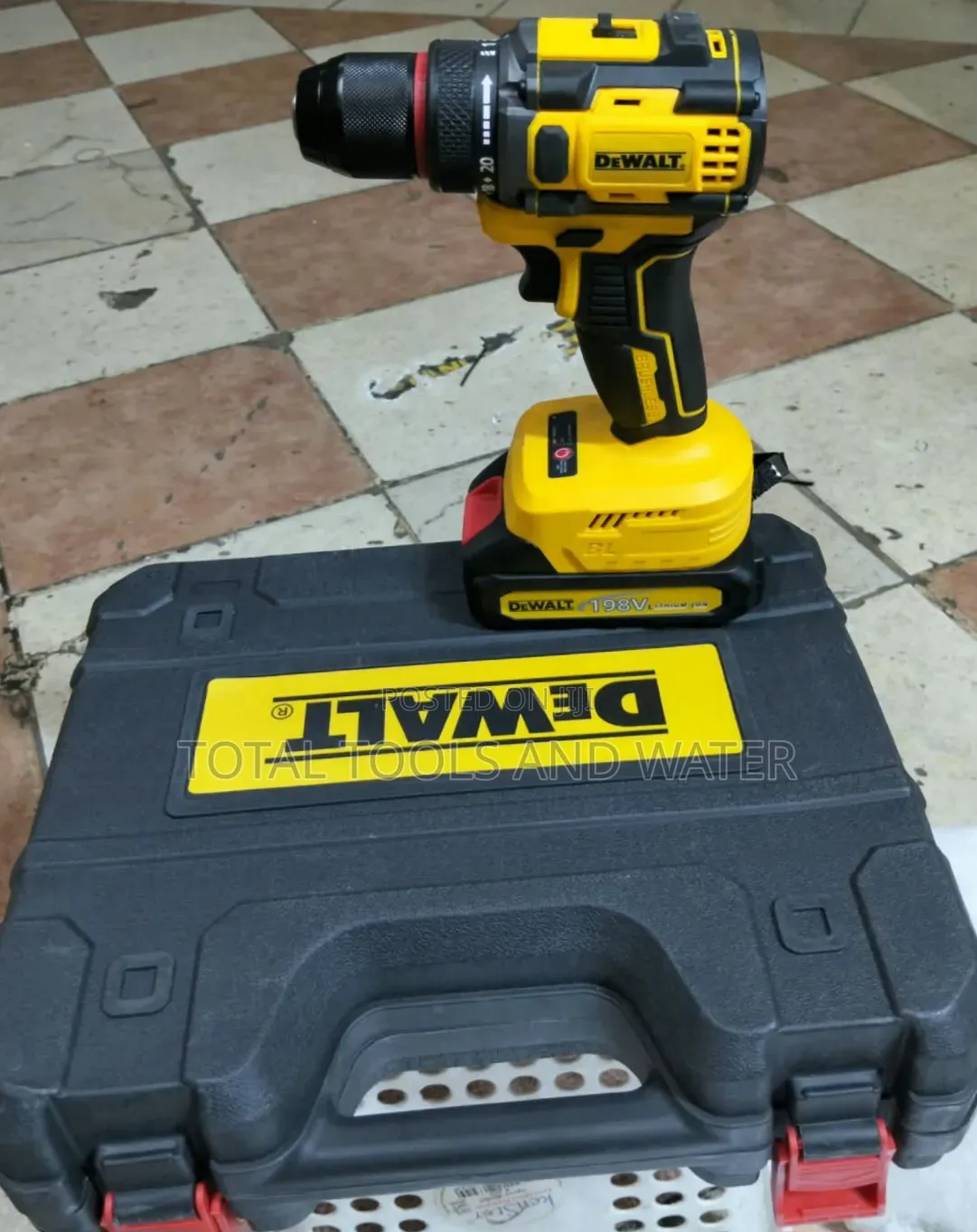 Dewalt Cordless Drill 198V Brushless With Battery