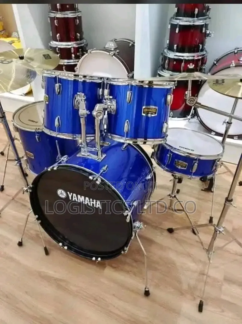 Yamaha 7-Piece Drum Set – Laser Blue