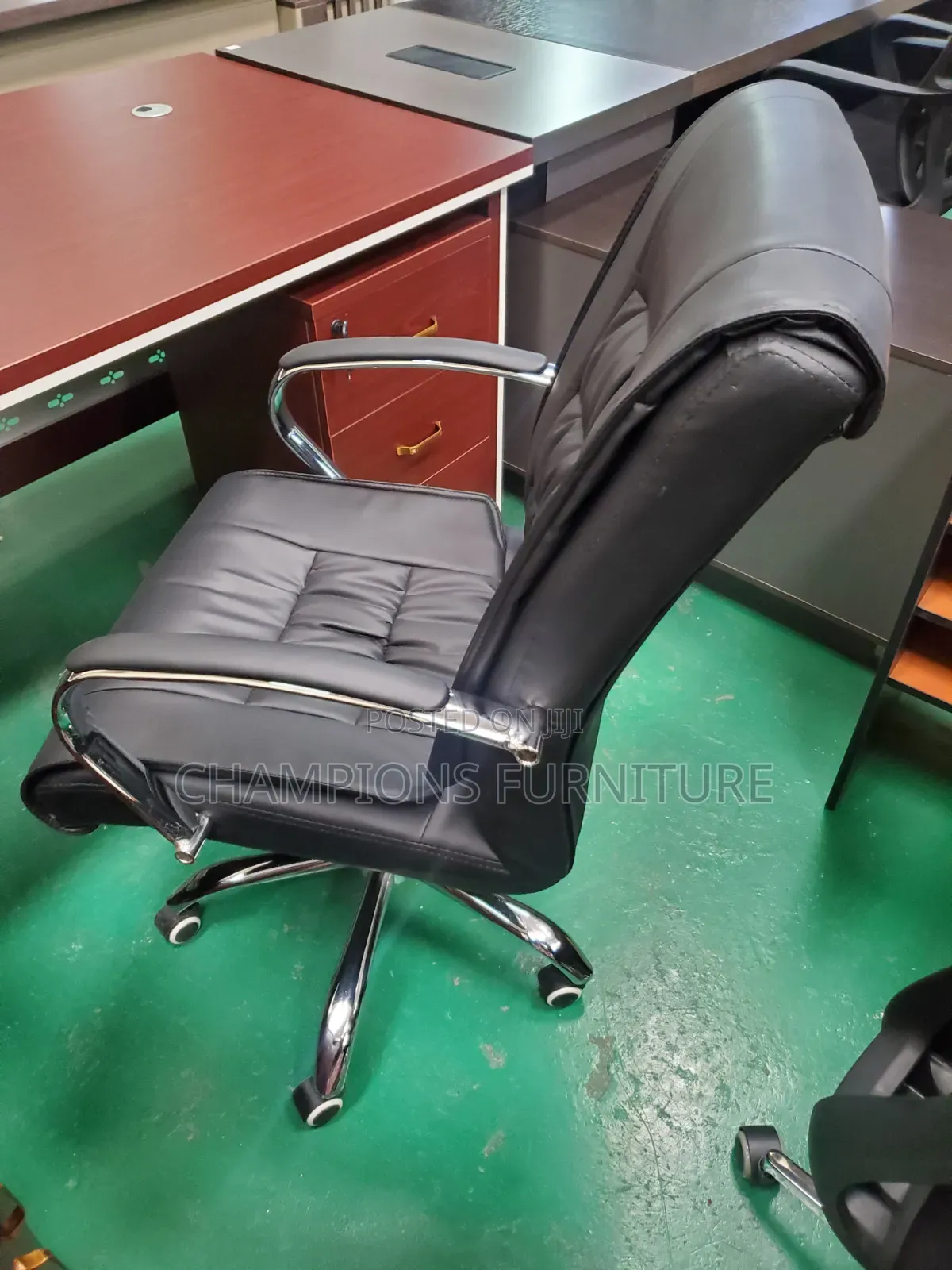 Mid Back Black Executive Office Chair