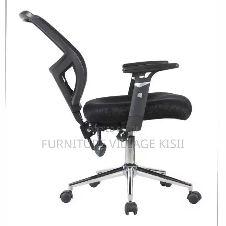 Office Chair; Mid-Back Mesh Counter Chair
