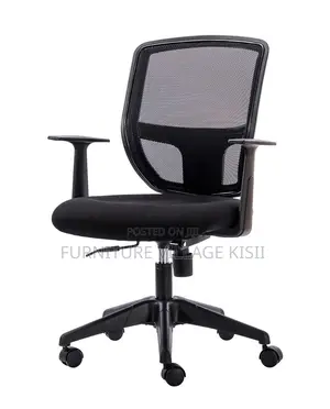 Office Chair; Mid-Back Mesh Counter Chair
