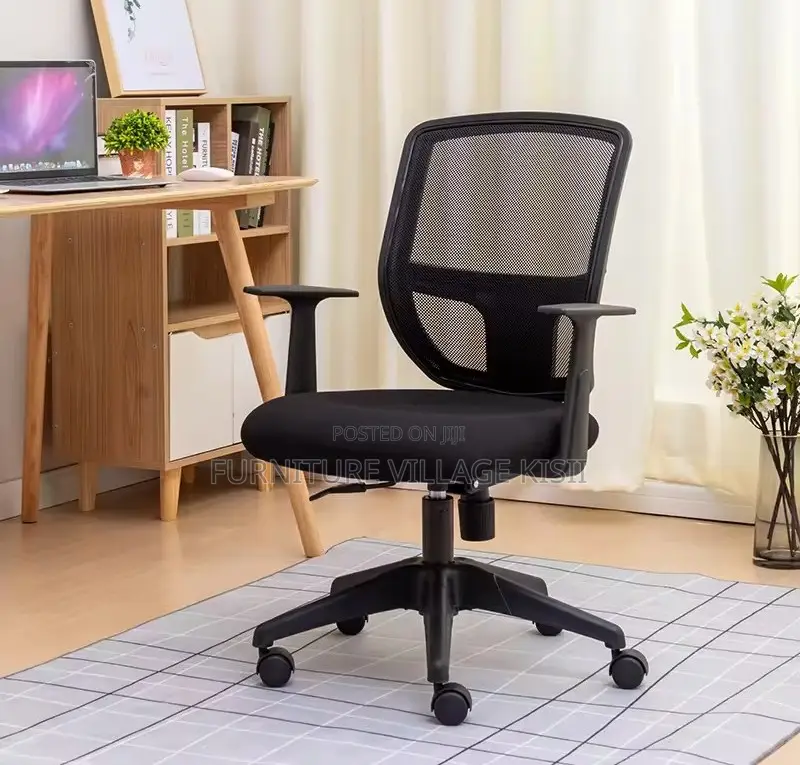 Office Chair; Mid-Back Mesh Counter Chair