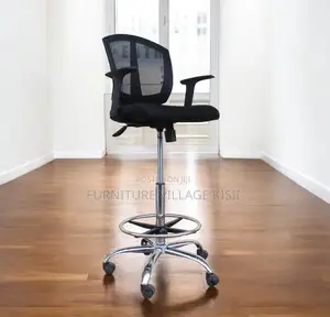 Office Chair; Mid-Back Mesh Counter Chair