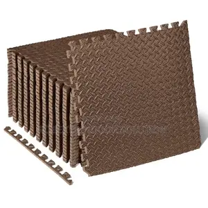 High-Density EVA Foam Interlocking Mats -Brown in Colour