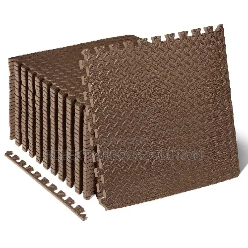 High-Density EVA Foam Interlocking Mats -Brown in Colour
