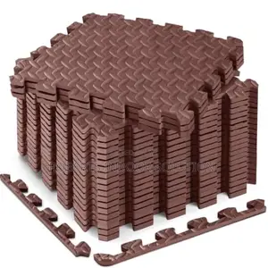 High-Density EVA Foam Interlocking Mats -Brown in Colour