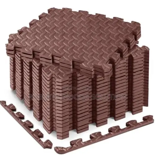 High-Density EVA Foam Interlocking Mats -Brown in Colour