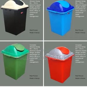 Brand New Complast Giovanni Swing Bin 70L Heavy Duty Waste Bin