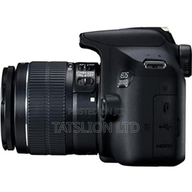 Canon Eos 2000d Camera With Ef-S 18-55mm F/3.5-5.6 Ii Usm Lens