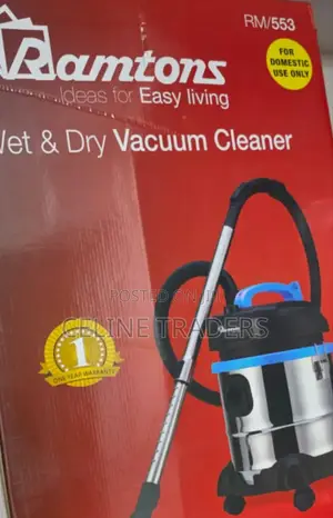 Ramtons 21l Stainless Steel Vaccum Cleaner