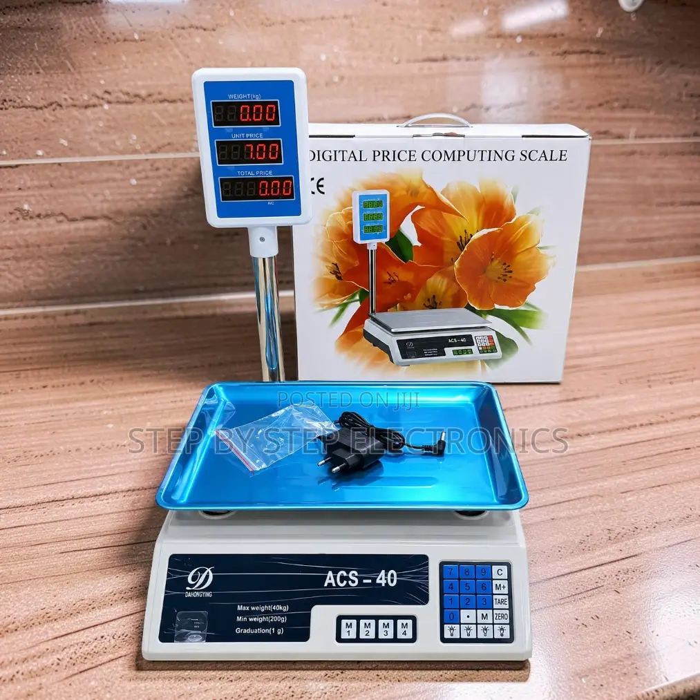 Value Prices ACS40 40Kgs Digital Weighing Scale With Arm Stand