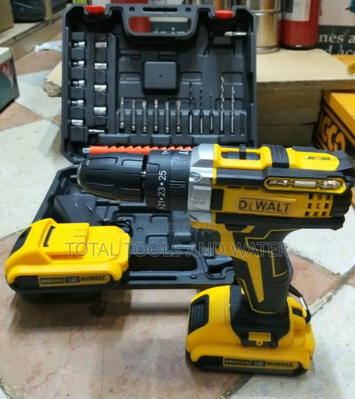 Dewalt Cordless Gypsum Drill 48v 2 Battery