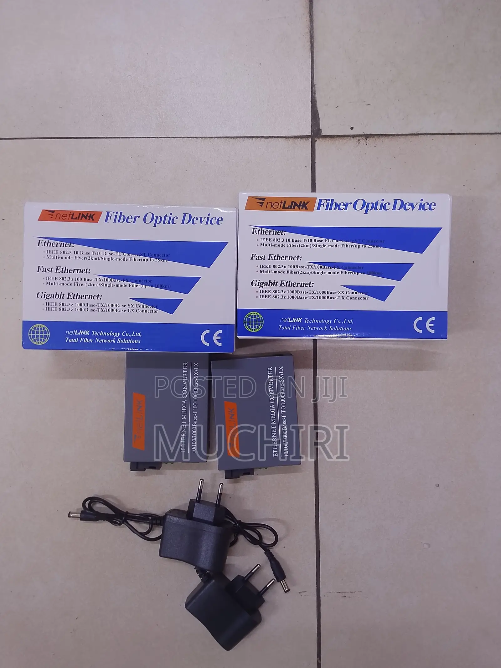 1Gbps Fiber to Ethernet Media Converter Netlink