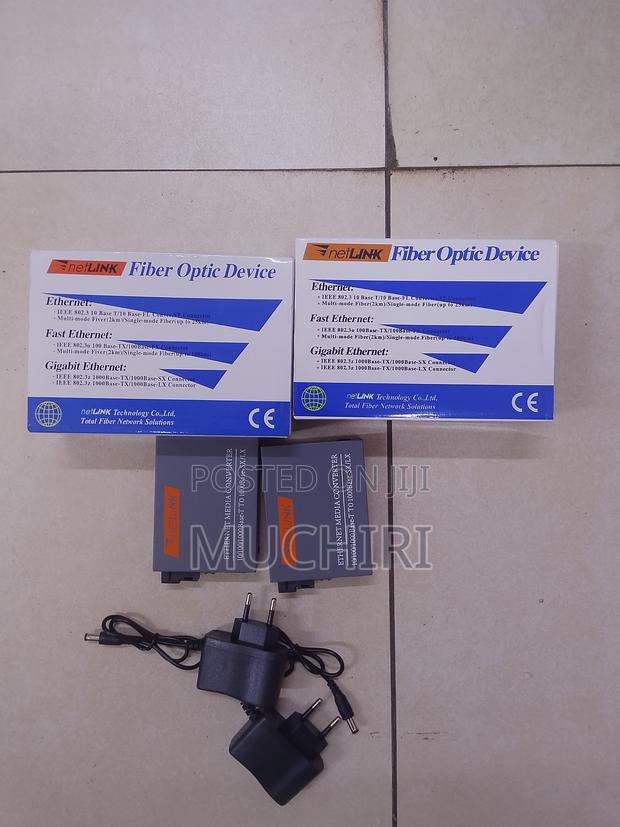 1Gbps Fiber to Ethernet Media Converter Netlink