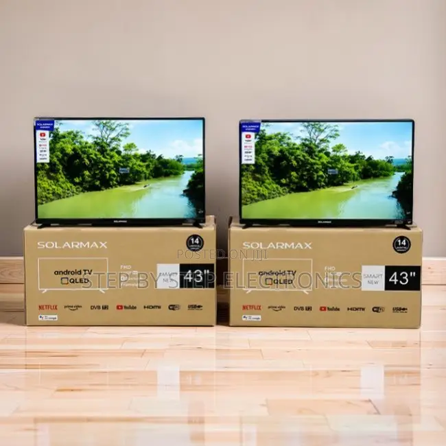 Bulk Prices Solarmax 43 Inch Smart Android Digital QLED TVs