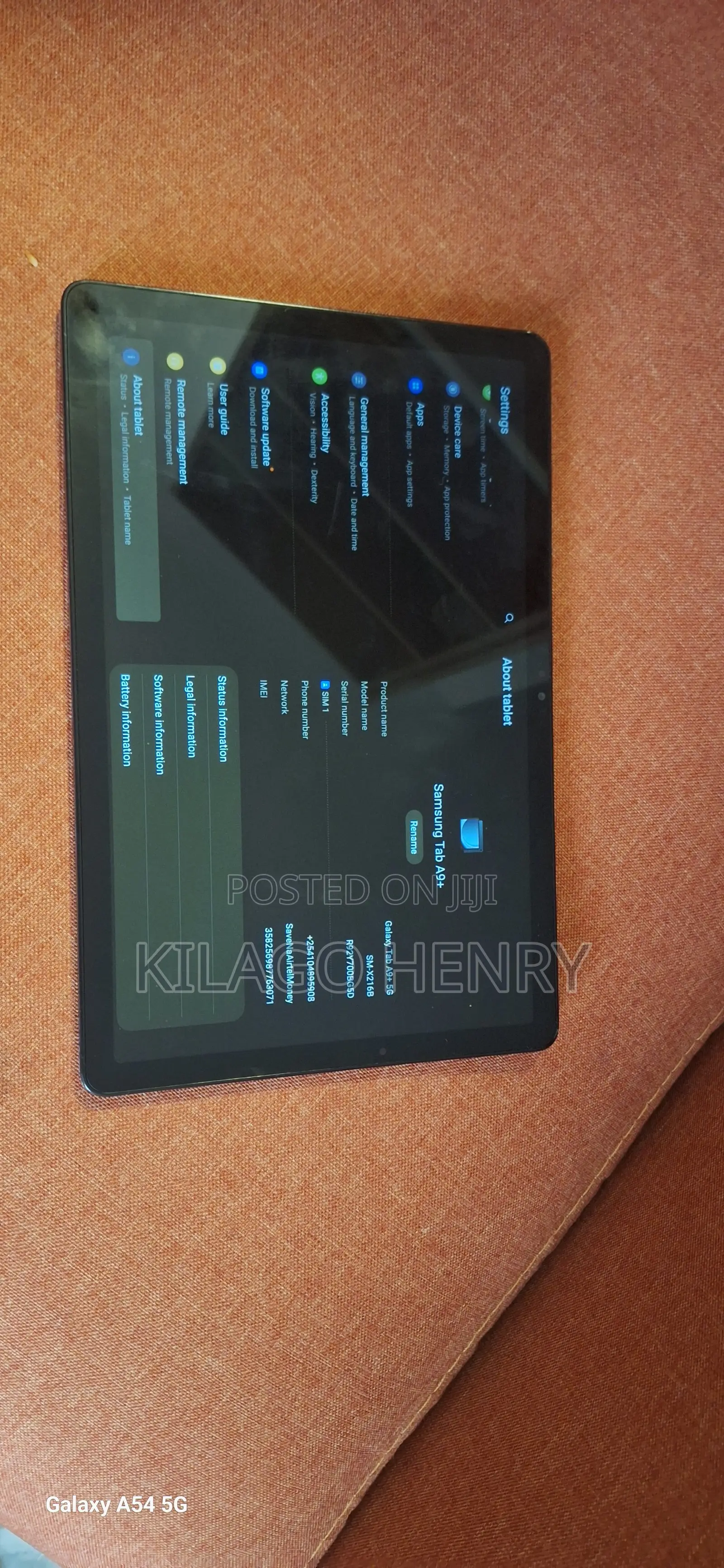 Samsung Galaxy Tab A9+ 128 GB Blue