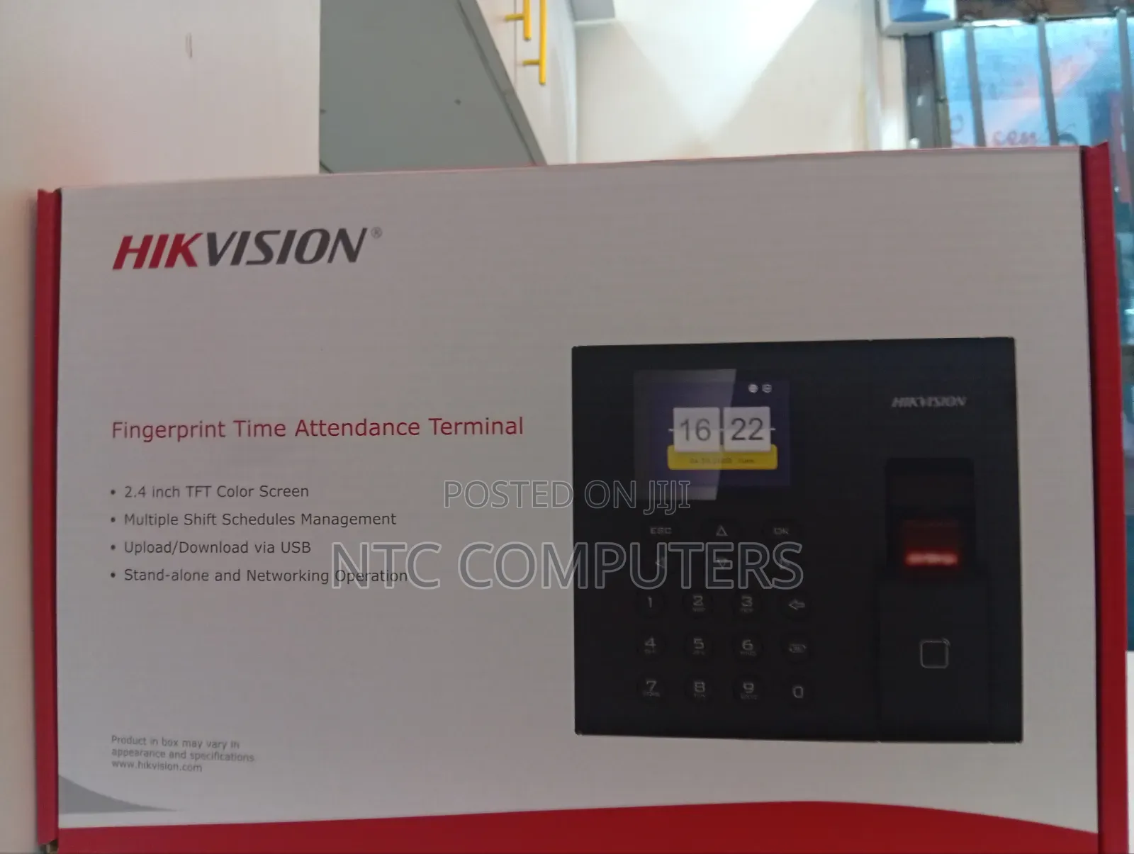 Hikvision Ds-K1a8503mf-B(o-Std) Fingerprint Time Attendance Terminal