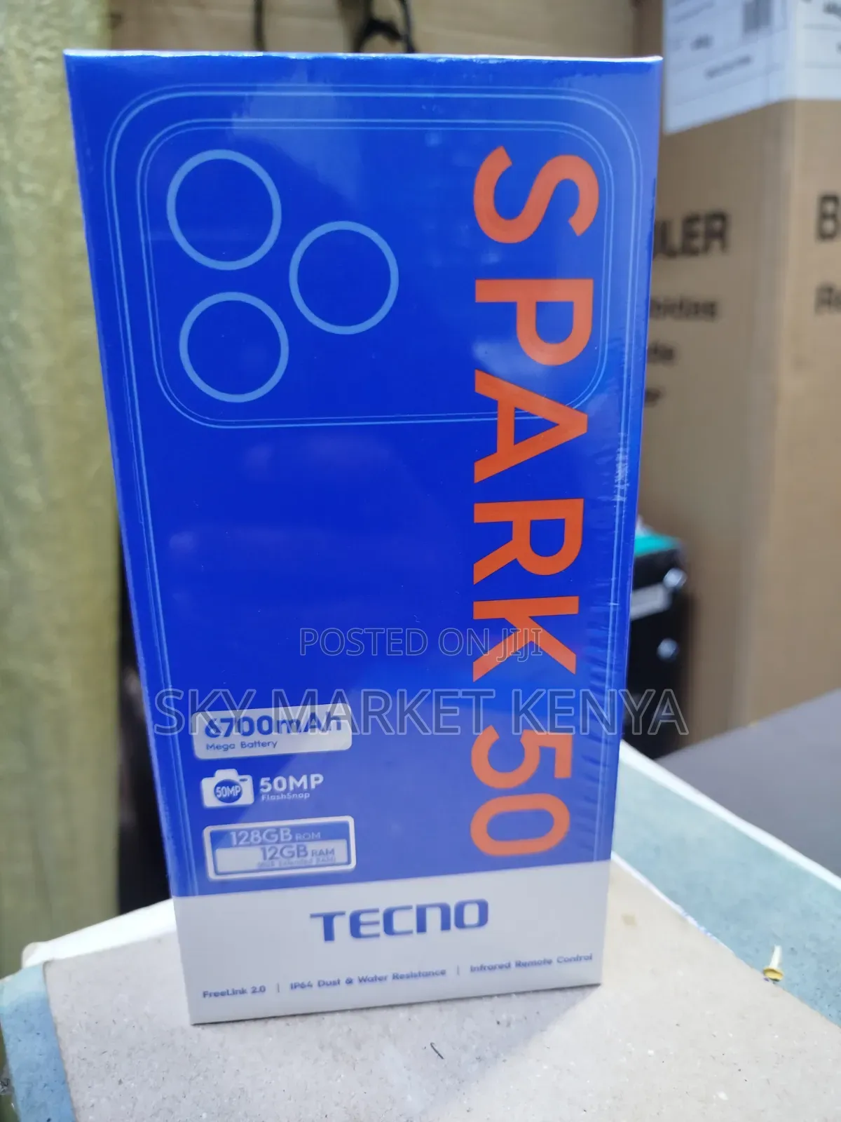 New Tecno Spark 50 128 GB Black