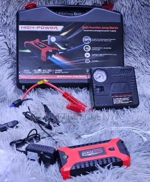 12v Car Jump Starter Power Bank Emergency Battery Booster Kit