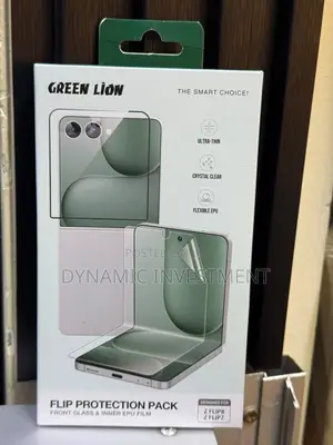 Green Lion Protective Screen Protector Z Flip 8 Both Front and Inner
