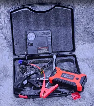 Multi-Function Car Emergency Jump Starter Kit With Air Compressor