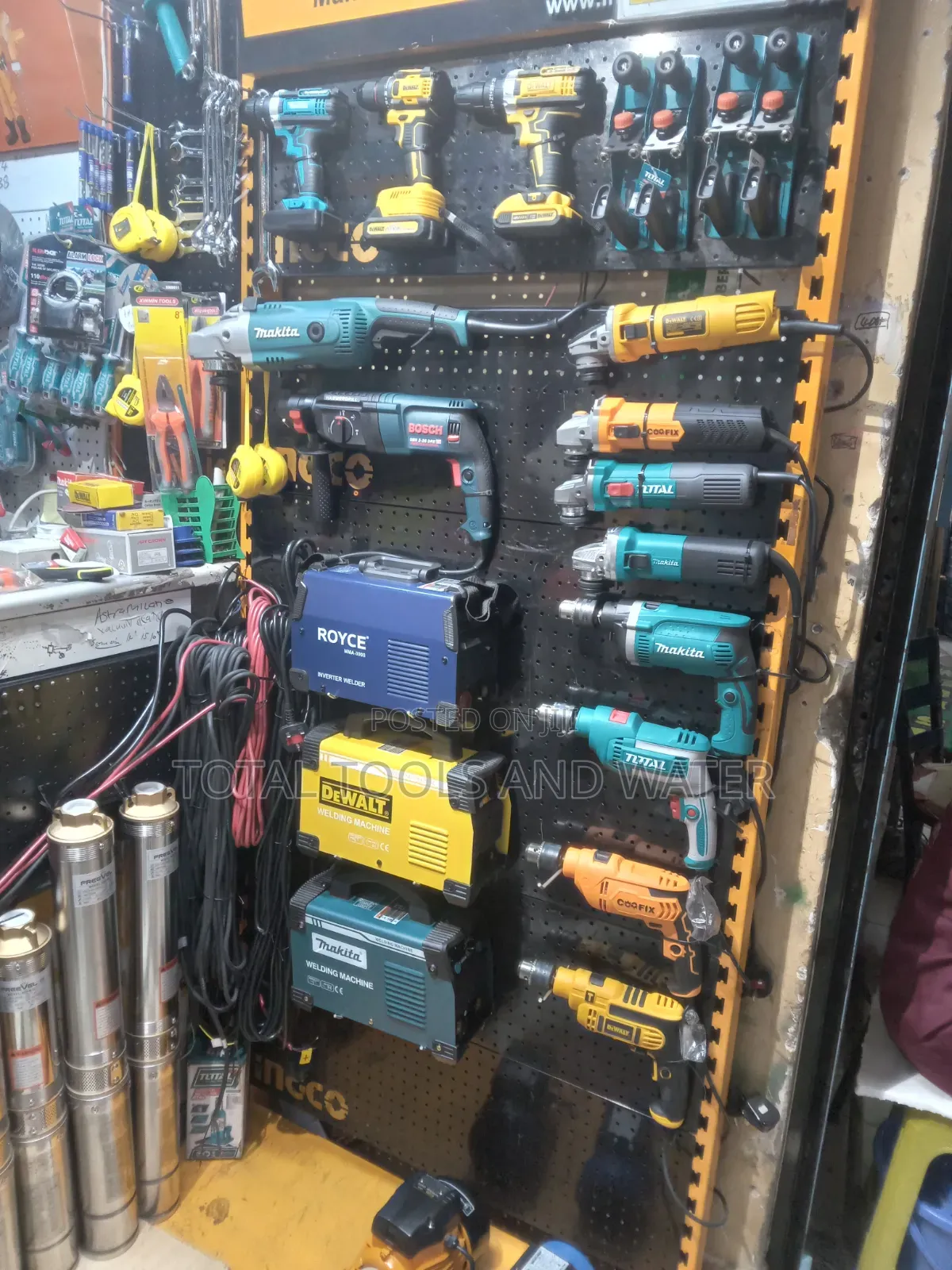 Heavy Duty Makita Welding Machine 500Amps and Angle Grinder 9" 2100 W