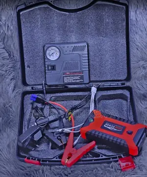 99800mAh Jump Starter With Air Compressor 12V Car Battery Booster