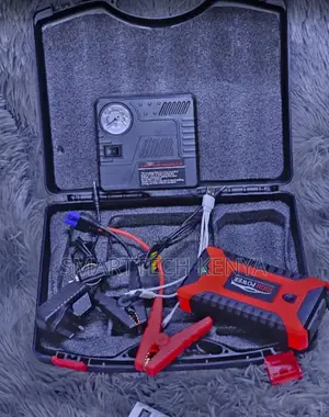 99800mAh Jump Starter With Air Compressor 12V Car Battery Booster