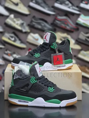 Nike Sb X Air Jordan 4 Pine Green Sneakers