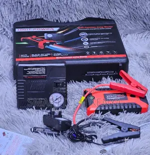 Car Jump Starter, Tire Inflator, Power Bank, 99800mAh, 12V, 600A