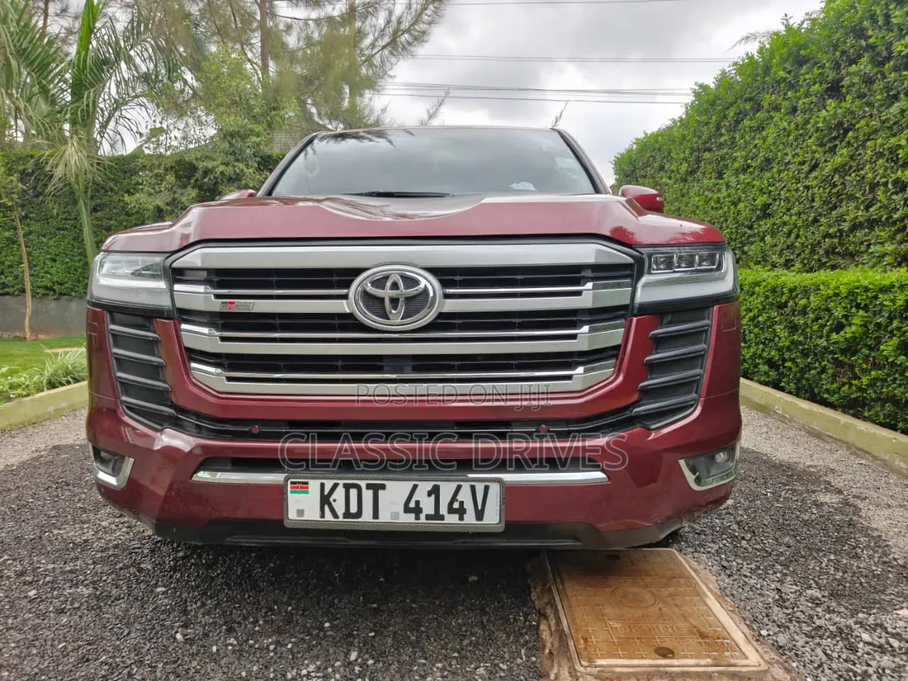 Toyota Land Cruiser 2014 Maroon
