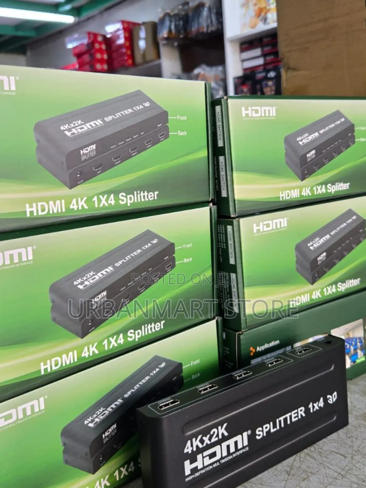 HDMI Splitter 1x4 4-Way Full HD Video Splitter