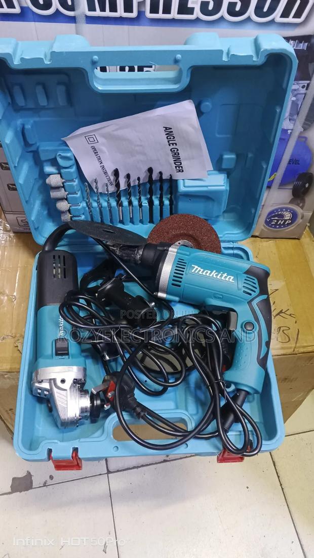 Combo Tools Set Drill and Grinder
