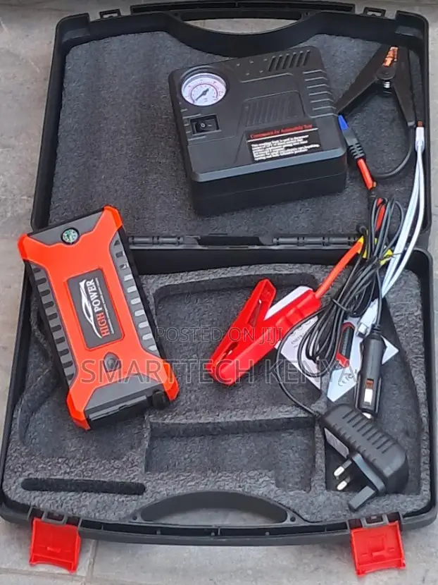 Multifunctional Car Jump Starter With Air Compressor 12V