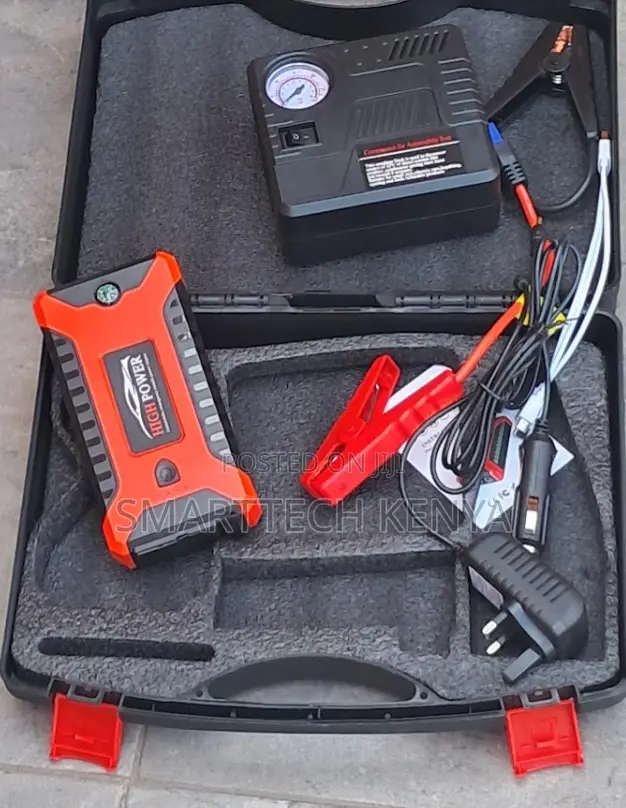 Multifunctional Car Jump Starter With Air Compressor 12V