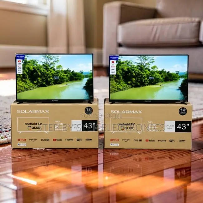 Dealer Prices Solarmax 43 Inch Smart Android Digital QLED TVs
