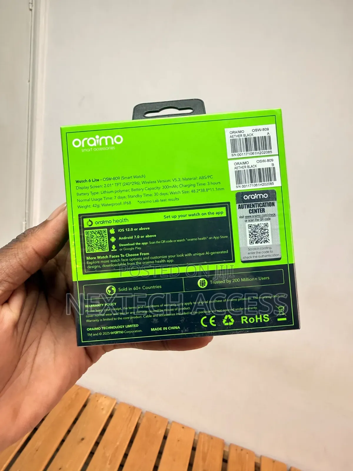 Oraimo Watch 6 Lite
